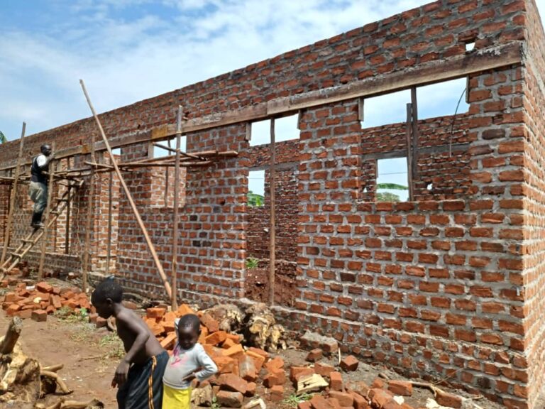 Nursery school construction site, East Africa